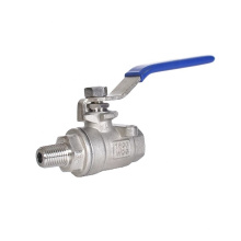 ss304 316 full port ss 1/2 to 4 inch 2pcs stainless steel water valves bspt cf8 pn16 2pc ball valve female and male thread